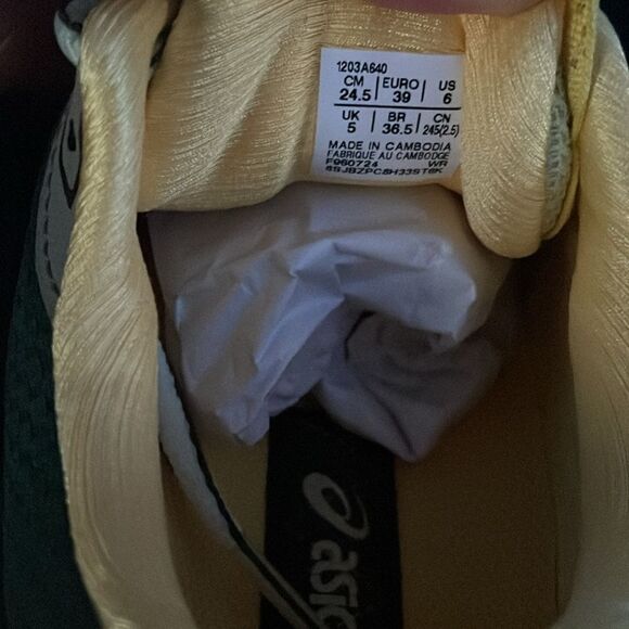 ASICS GEL KAYANO 20 Kiko Kostadinov Hunter Jade Green Marigold Womens 7.5 US - Picture 8 of 9